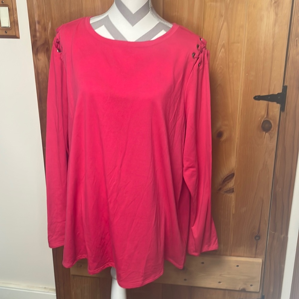 Pink 2x the sweatshirt project fuchsia pink, long sleeve top